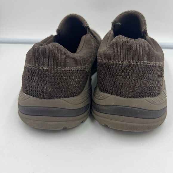 Skechers Arch Fit Motley Vaseo Mens 9.5 Brown Casual Comfort Shoes Slip On main image 5